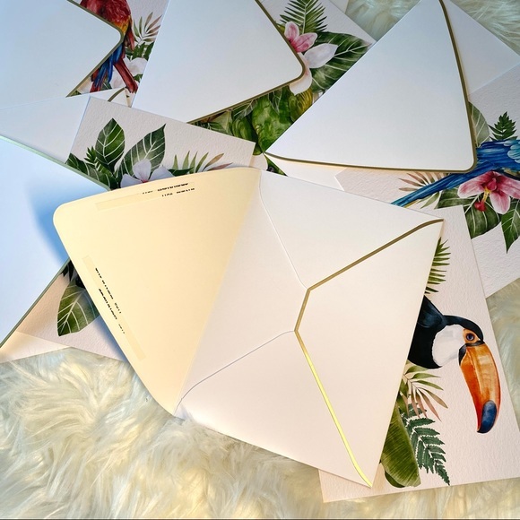 Set of Five “Amazonia Series” Elegant Greeting Cards & Luxury Envelopes - Picture 11 of 15